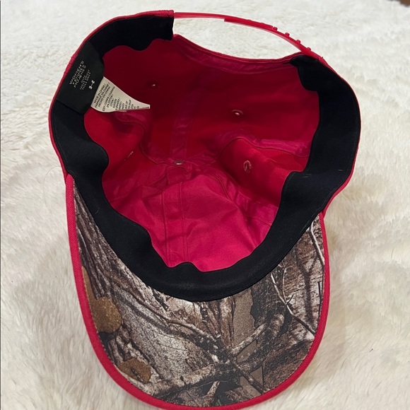 UNDER ARMOUR NEW HOT PINK BASEBALL HAT CAP W/ CAMO UA LOGO ONE SIZE SNAPBACK‎ - Picture 4 of 6